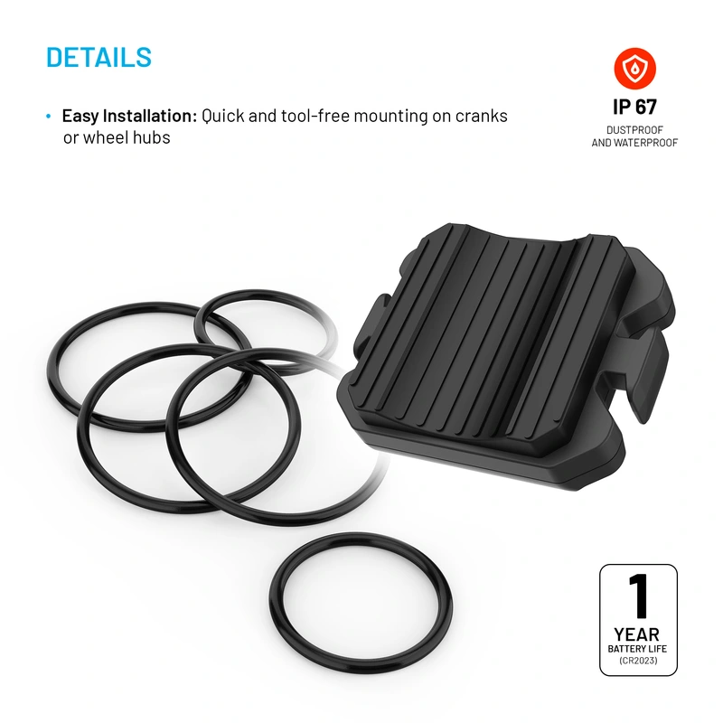 FIXED Spin Cadence / Speed Sensor Black - 8018043