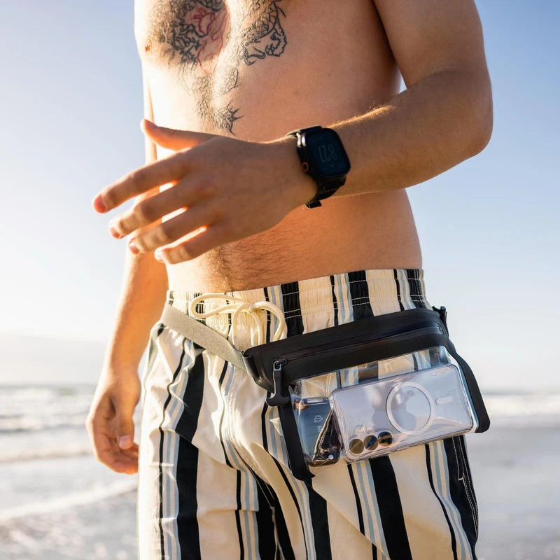 FIXED DRY BELT Waterproof Smartphone waist case Black - 8018137