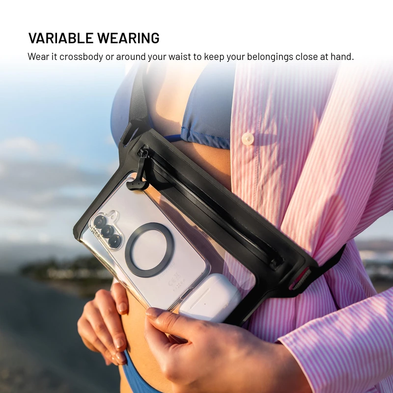 FIXED DRY BELT Waterproof Smartphone waist case Black - 8018137