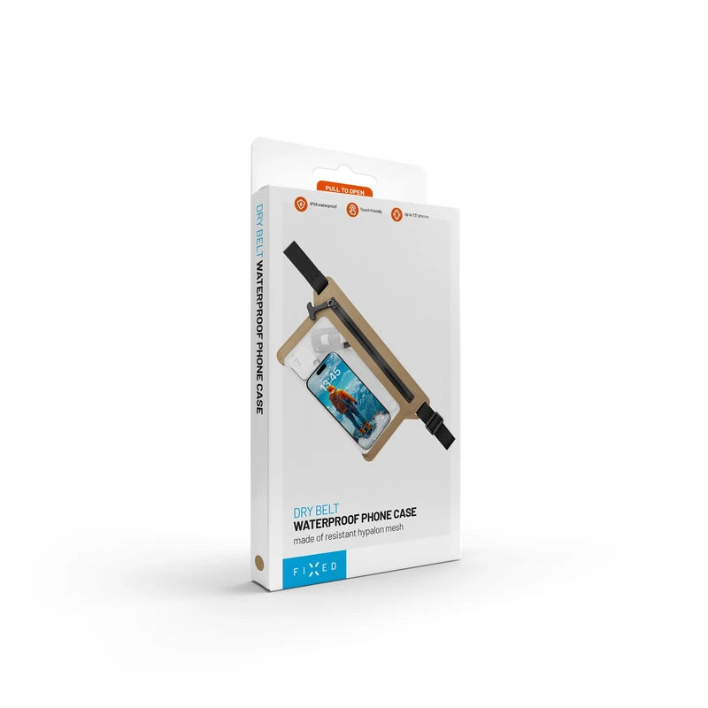 FIXED DRY BELT Waterproof Smartphone waist case Khaki - 8018138