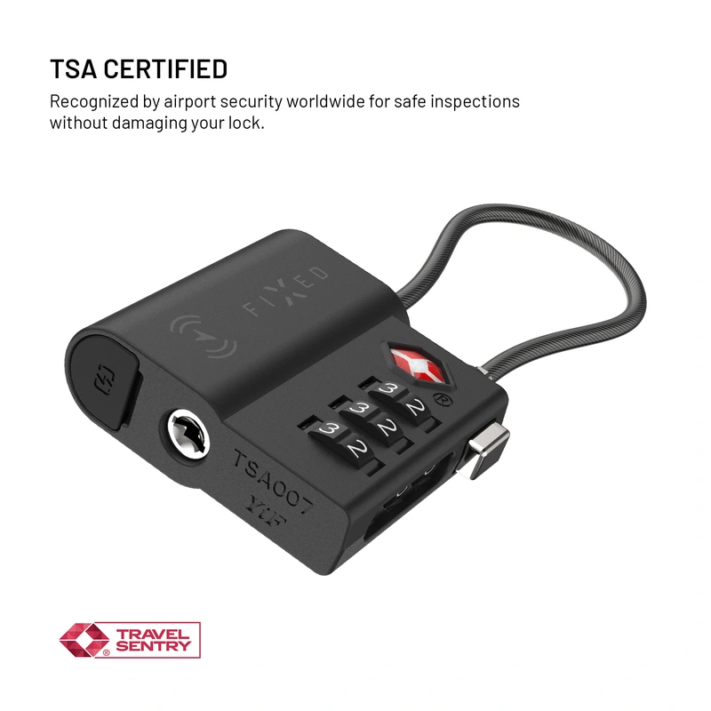 FIXED Tag Lock for Apple Find My Black - 8018144