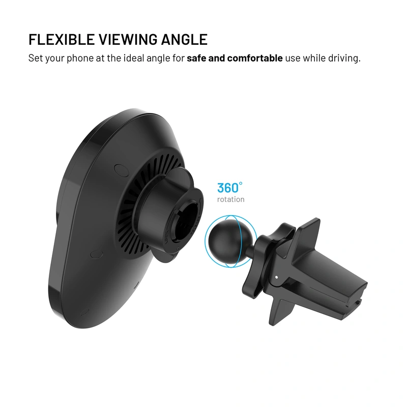 FIXED MagAir QI2.0 Airvent Car Mount Black - 8018154