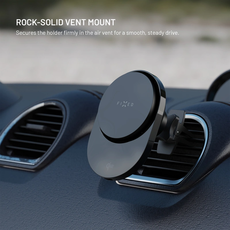 FIXED MagAir QI2.0 Airvent Car Mount Black - 8018154