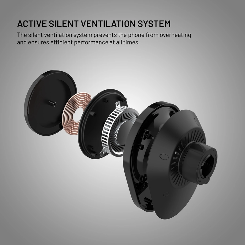 FIXED MagAir QI2.0 Airvent Car Mount Black - 8018154