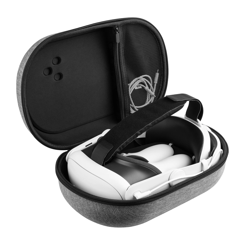 FIXED VR PROTECT Protective case for Meta Quest 3/3S Light grey - 8018210