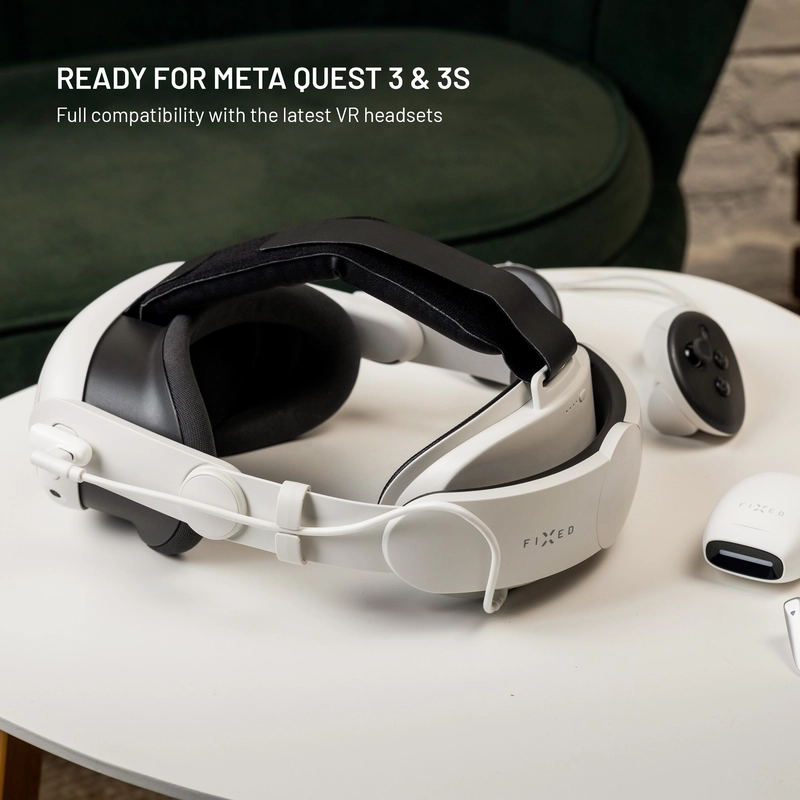FIXED VR POWER 6.000mAh Headstrap for Meta Quest 3/3S White - 8018211