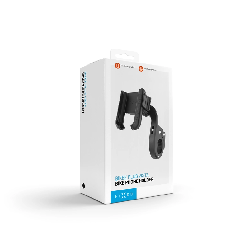 FIXED Bikee Plus Vista Bike Mount with Smart Lock Black - 8018226