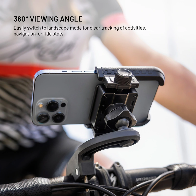 FIXED Bikee Plus Vista Bike Mount with Smart Lock Black - 8018226