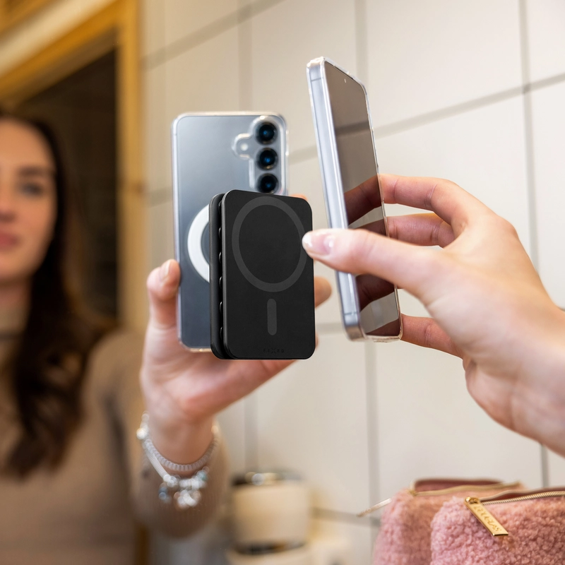 FIXED MAGMATE MagSafe holder with suction cups Black - 8018333