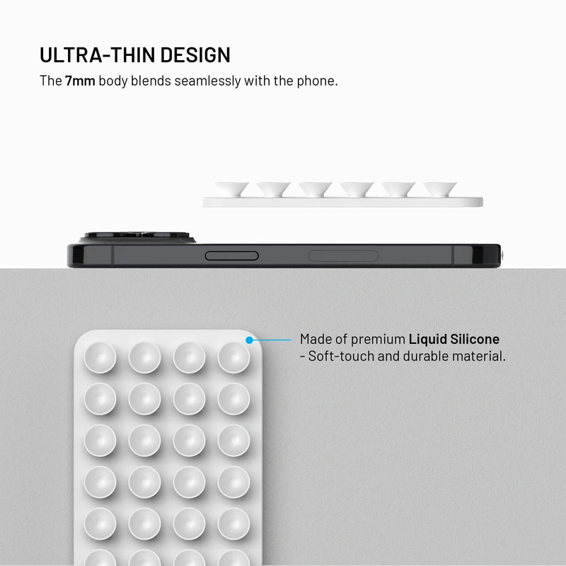 FIXED MAGMATE MagSafe holder with suction cups White - 8018334