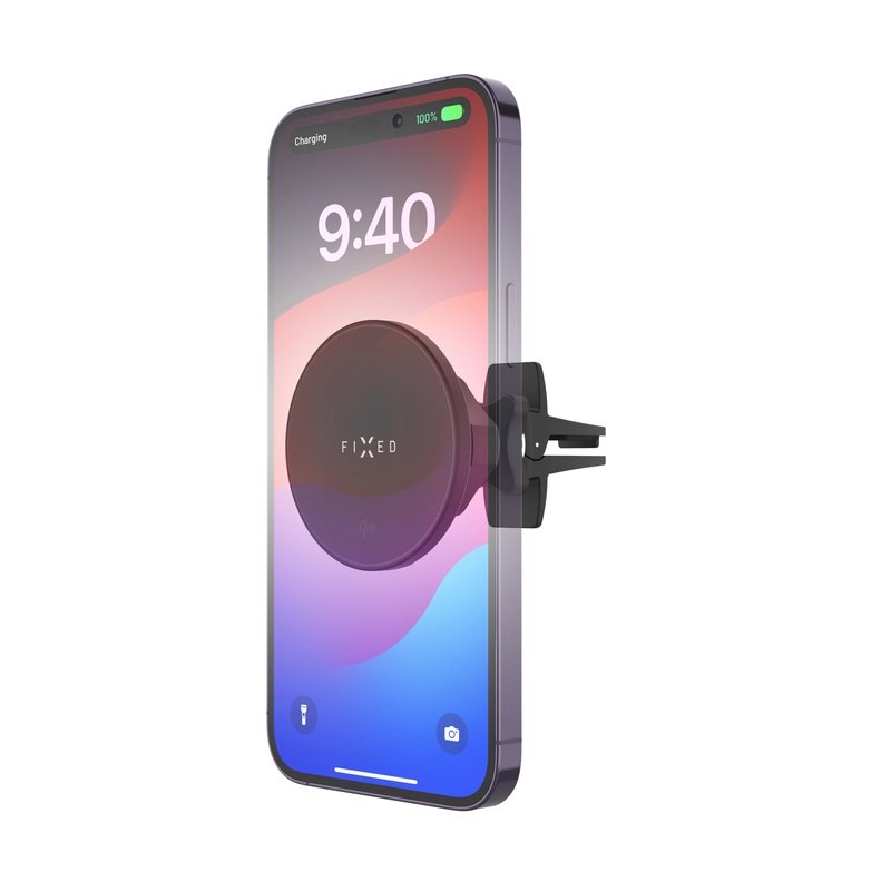 FIXED MagRound2 15W Airvent Car Mount Black - 8018352