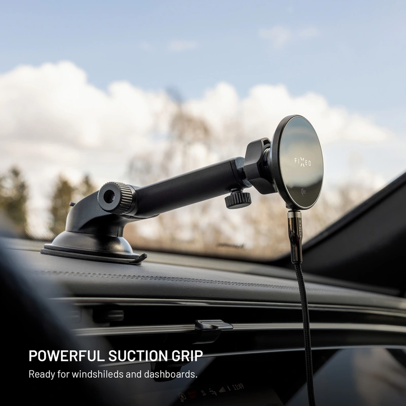 FIXED MagRound2 XL 15W Windshiled/Dashboard Car Mount Black - 8018353