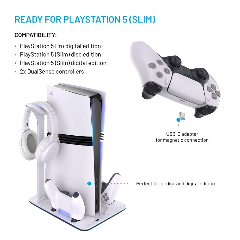 FIXED Multifunctional Dockingstation for PS5 Pro/Slim - 8018354