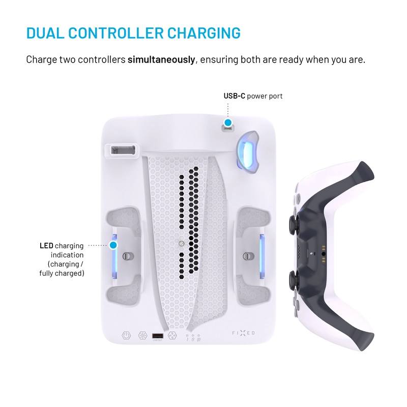 FIXED Multifunctional Dockingstation for PS5 Pro/Slim - 8018354