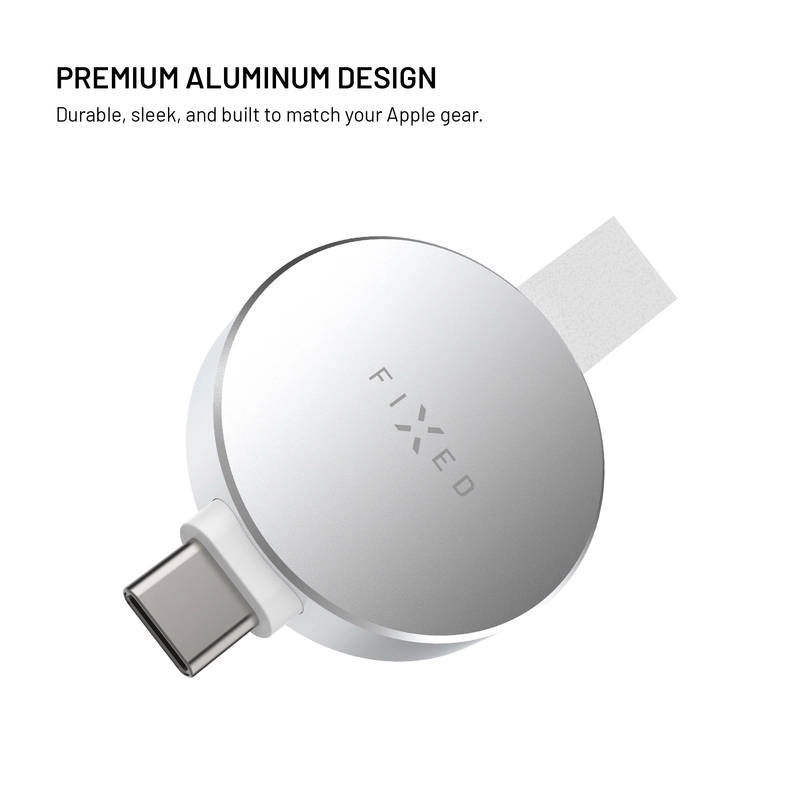 FIXED Wireless USB-C charger for Apple Watch White - 8018355