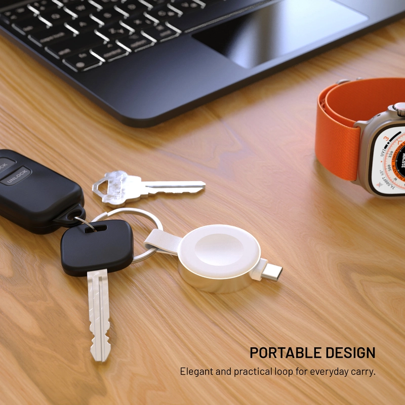 FIXED Wireless USB-C charger for Apple Watch White - 8018355