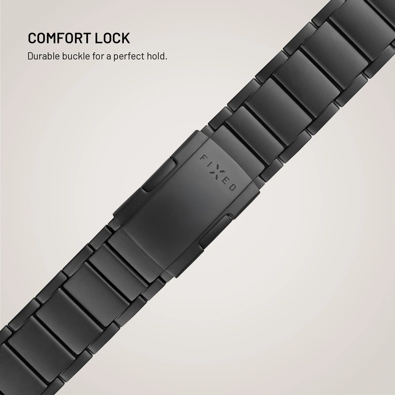 FIXED Titanium Strap for Apple Watch 42/44/45/46/49mm Black - 8018384