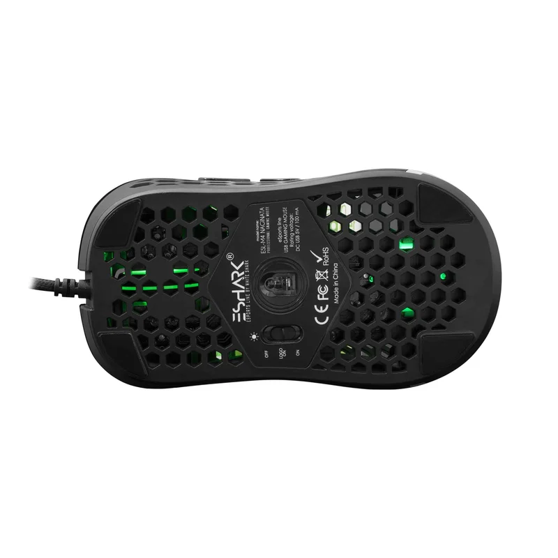 White Shark Premium NAGINATA Gaming Mice 6D 16.000dpi Black - 2053978