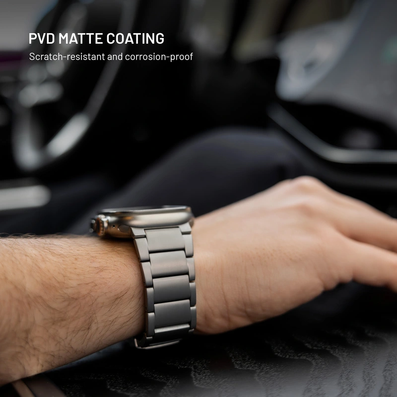 FIXED Titanium Strap for Apple Watch 42/44/45/46/49mm Natural Titanium - 8018385