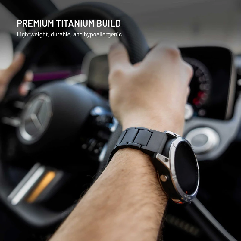 FIXED Titanium Strap for Samsung Galaxy Watch Ultra Black - 8018386