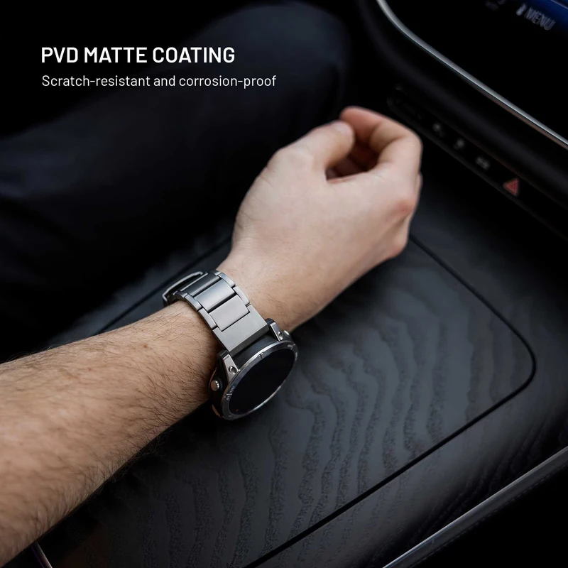 FIXED Titanium Strap for Samsung Galaxy Watch Ultra Natural Titanium - 8018387