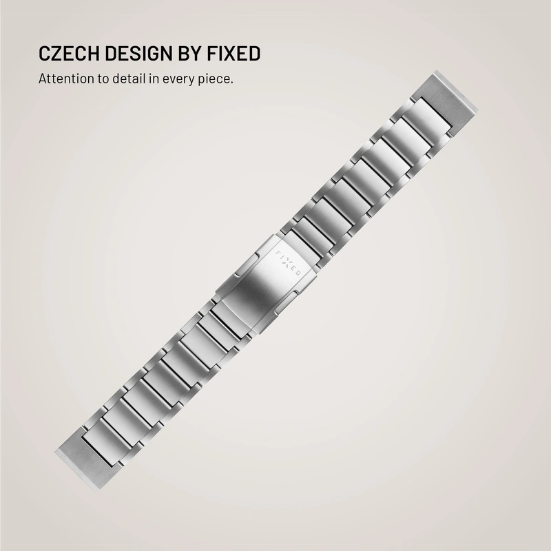 FIXED Titanium Strap for Garmin QuickFit 22mm Natural Titanium - 8018389