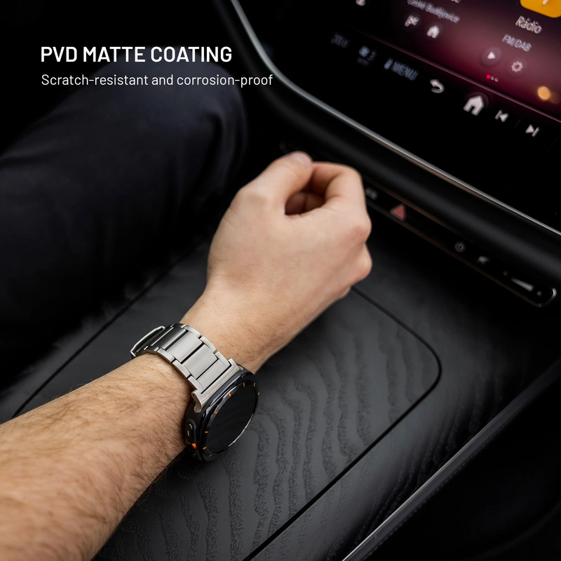 FIXED Titanium Strap for Garmin QuickFit 22mm Natural Titanium - 8018389