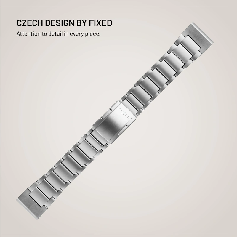 FIXED Titanium Strap for Garmin QuickFit 26mm Natural Titanium - 8018391