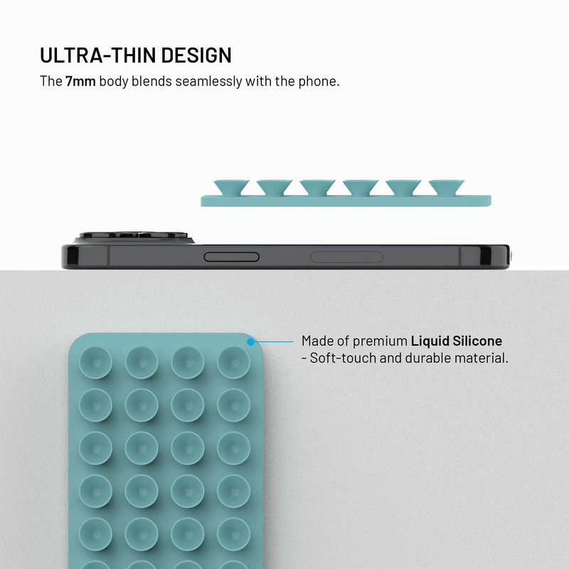 FIXED MAGMATE MagSafe holder with suction cups Green - 8018405