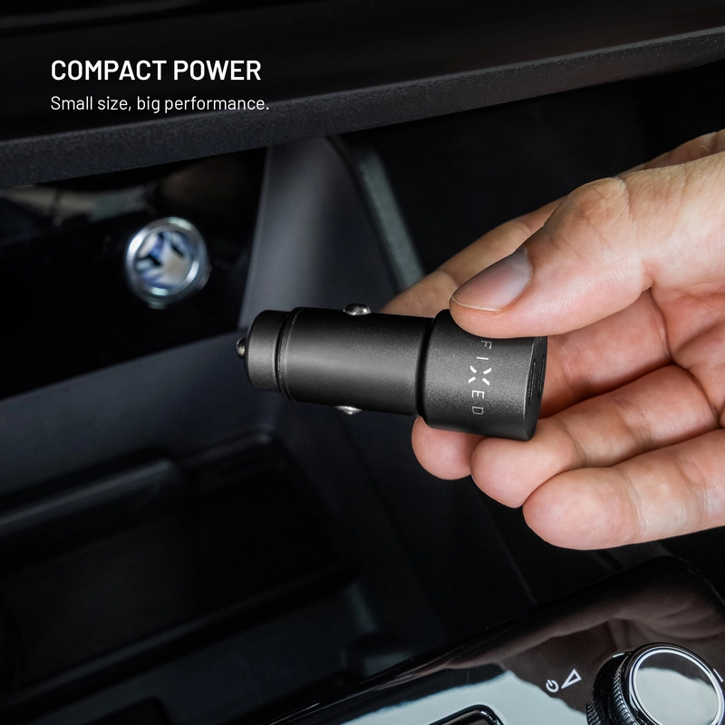 FIXED Super Fast Dual USB-C Car Charger 65W Black - 8018550