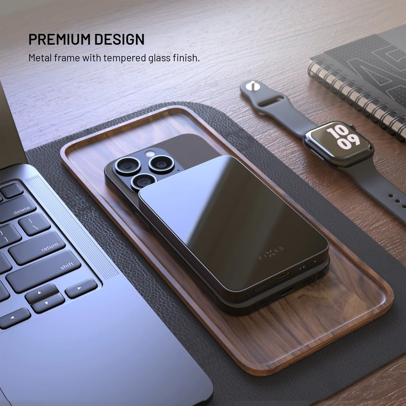 FIXED MagZen 5 Crystal Qi2 standard 5000 mAh Black - 8018604