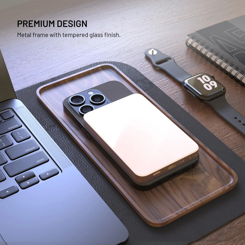 FIXED MagZen 5 Crystal Qi2 standard 5000 mAh Pink - 8018605