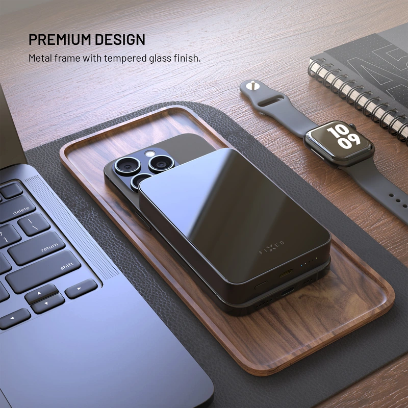 FIXED MagZen 10 Crystal Qi2 Standard 10.000 mAh Black - 8018606