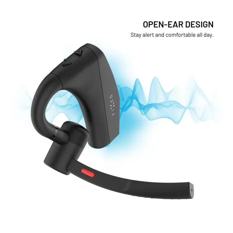 FIXED Talk Pro Wireless Open-Ear handsfree Mono Headset with ENC Black - 8018658