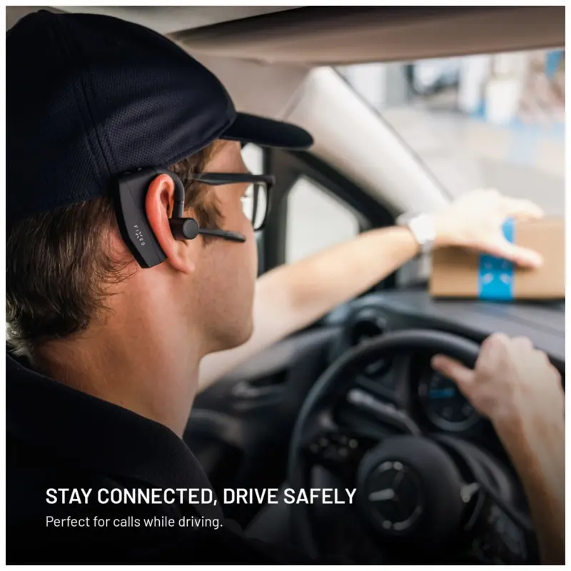 FIXED Talk Pro Wireless Open-Ear handsfree Mono Headset with ENC Black - 8018658