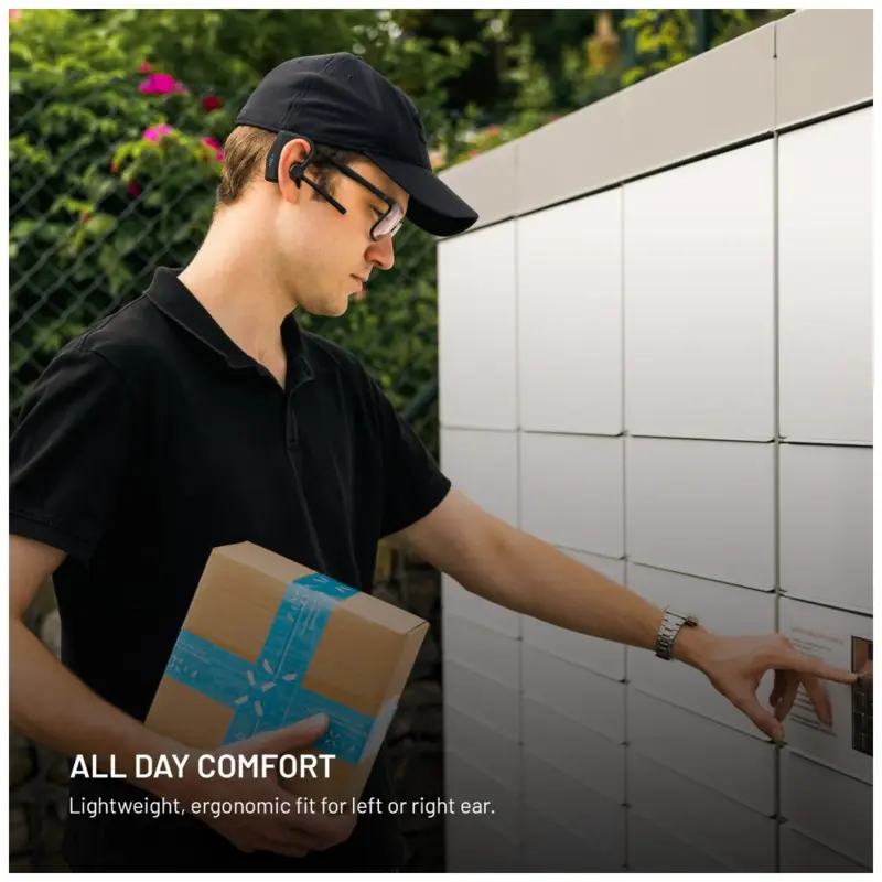 FIXED Talk Pro Wireless Open-Ear handsfree Mono Headset with ENC Black - 8018658