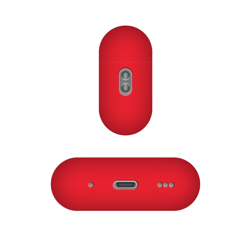 FIXED Silky Silicone case for Apple AirPods Pro 3 Red - 8018877