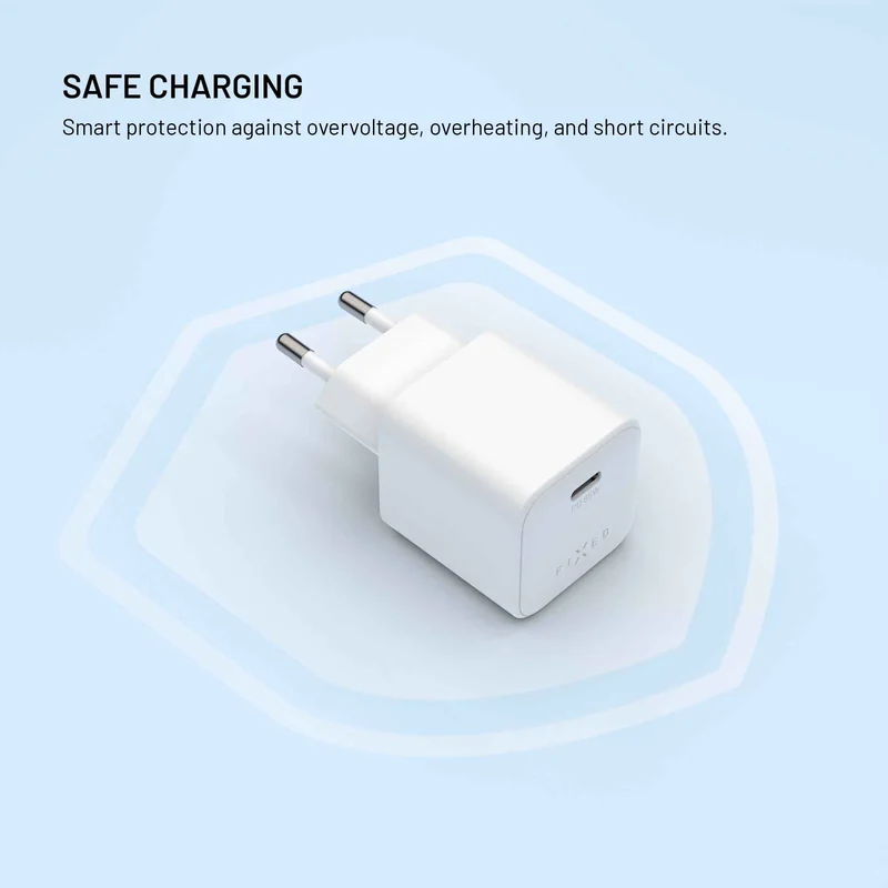 FIXED Super Fast Mini Home Charger USB-C PD 65W White - 8018896