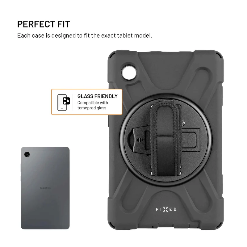 FIXED Rugged Tablet Case Samsung Galaxy Tab A11 Black - 8019095