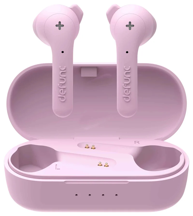 Defunc TRUE BASIC II TWS Hybrid In-Ear BT Earbuds Pink - 8071012