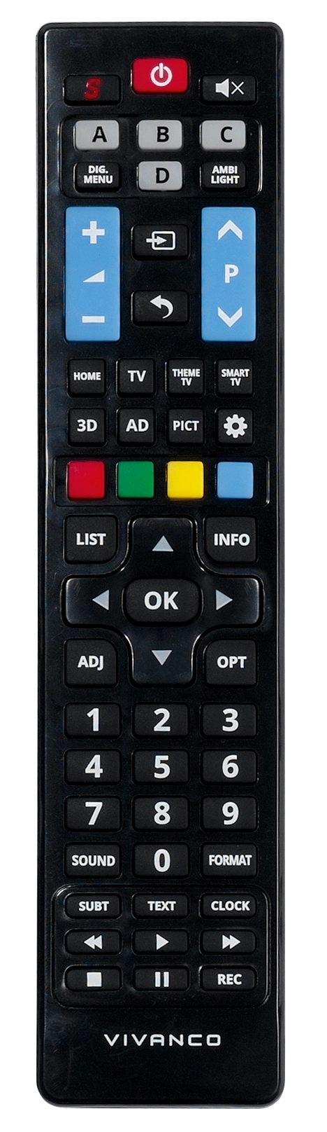 Vivanco Replacement Remote Control for Philips TV - 2838018