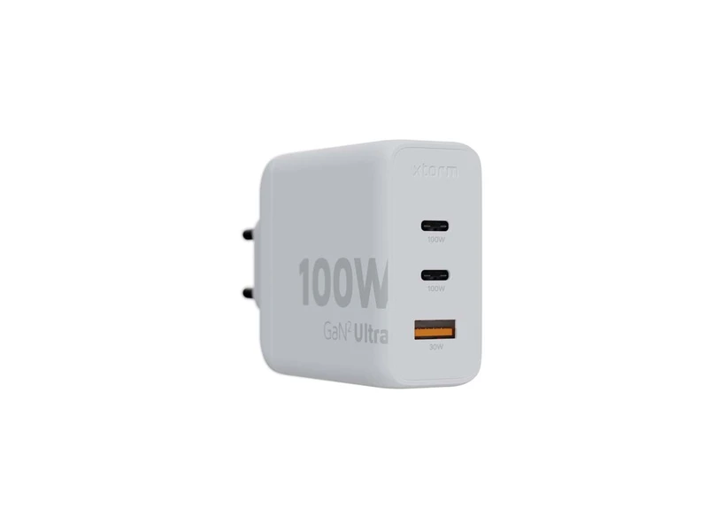 Xtorm 100W GaN2 Ultra Home Charger 2xUSB-C/USB-A White - 8227736