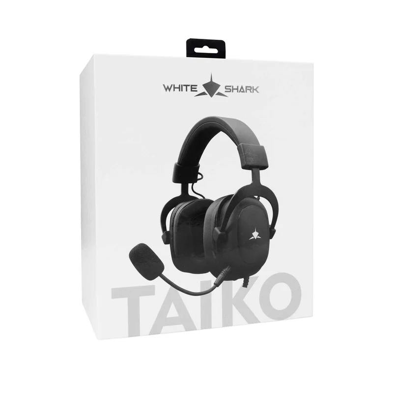 White Shark Premium TAIKO Over-Ear Gaming Headset Black - 2053980