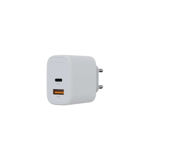 Xtorm 67W GaN2 Ultra Home Charger USB-C PD/USB-A White - 8227737