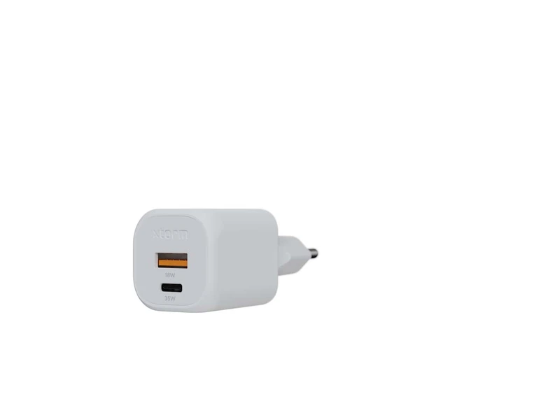 Xtorm 35W GaN2 Ultra Home Charger USB-C PD/USB-A White - 8227738