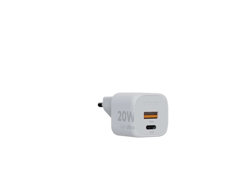 Xtorm 20W GaN2 Ultra Home Charger USB-C PD/USB-A White - 8227739