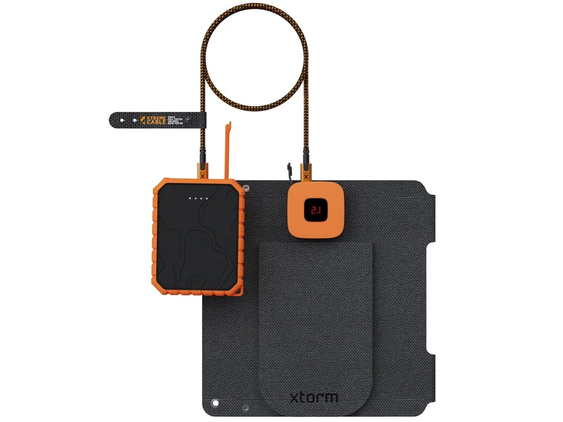 Xtorm Powerful 14W Solar panel IPX4 USB-C/A outputs - 8227794