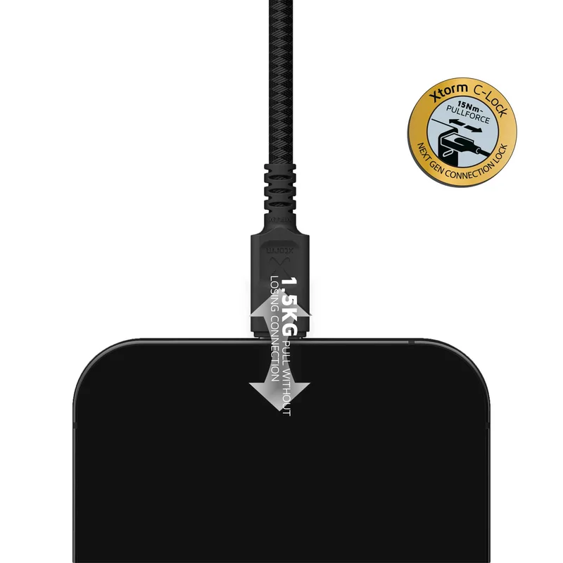 Xtorm Next Gen USB-A / USB-C cable 3m Black - 8227886