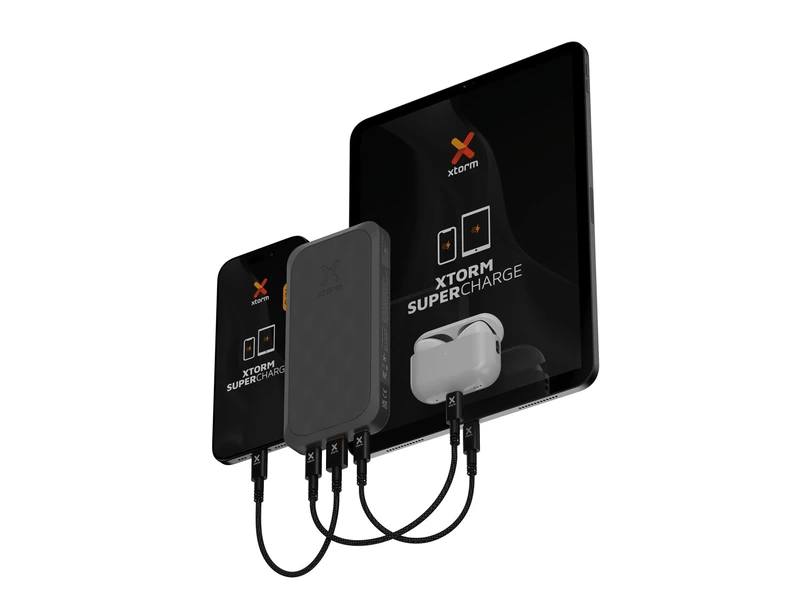 Xtorm Power Bank USB-C PD 20W 10.000mAh/2xUSB-C Black - 8227962