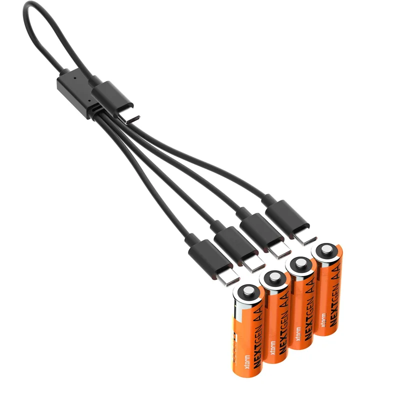 Xtorm NextGen AA Batteries USB-C Rechargeable 4-Pack - 8227982